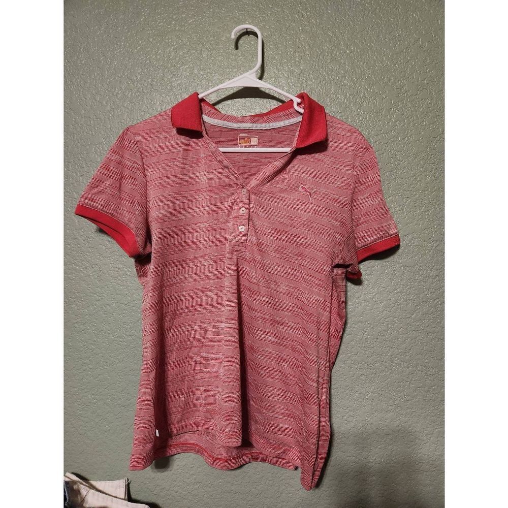 Womens pink puma shirt XL